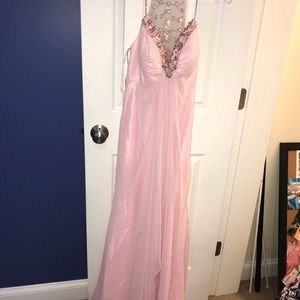 Pink prom dress